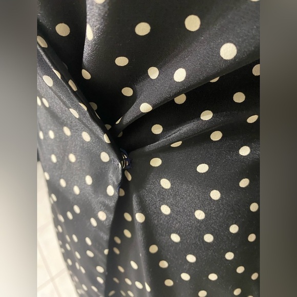 Vintage Victoria Secret Black and white robe polka dots size S - Picture 5 of 9